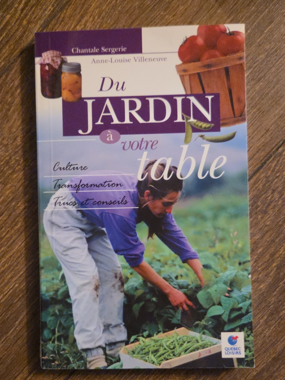 Du Jardin à votre table – French Gardening & Harvest Book (Purple)